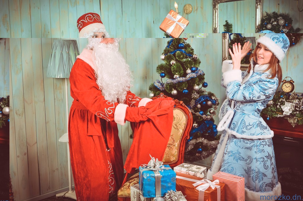 Дед Мороз в Донецке